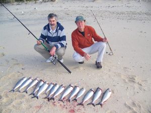 Karl and Tom couldn't get the grins off their faces all day. The fishing is good on Flinders; but get the lowdown from the locals on where to go.