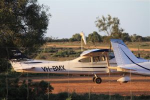 Next morning - clear blue skies again for our flight up to Broken Hill.
