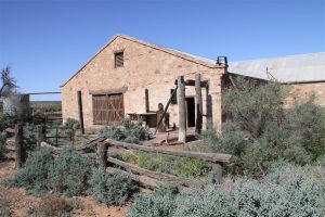 The fabulous old shearing shed on Nilpena Station, owned by Ross & Jane Fargher who run the Prairie Hotel.