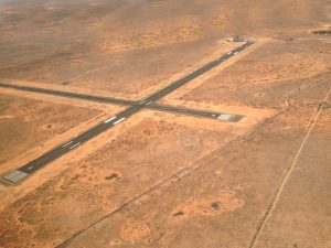 Not bad for an airstrip in the middle of the desert.