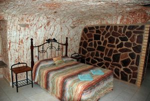 Underground motel rooms are all unique - this one's at the Radeka Downunder.